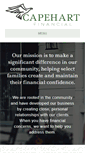 Mobile Screenshot of capehartfinancial.com